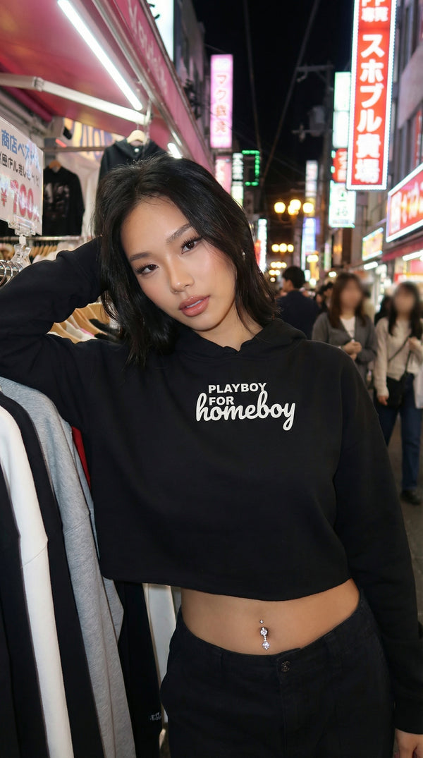 Homeboy Crop Hoodie